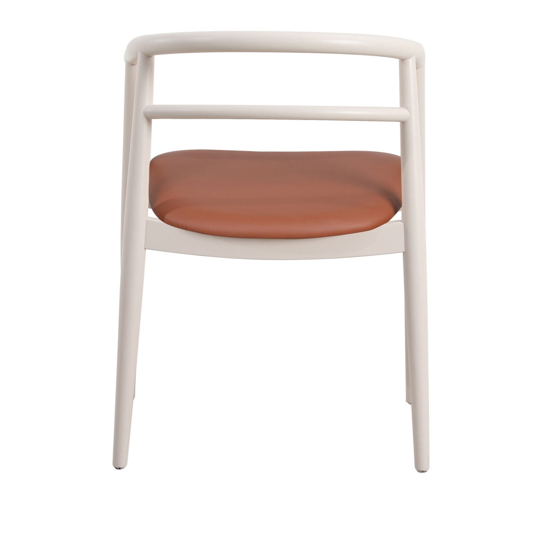 Søndervig, off-white bøg - lædersæde